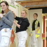 Construction students - painting and decorating