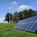 Dumfries and Galloway College's Wind Turbine and solar panels