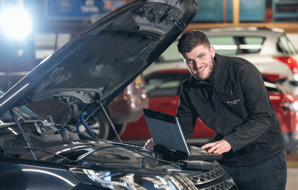 Motor Vehicle Apprentice James Swan at Robertson Gemini