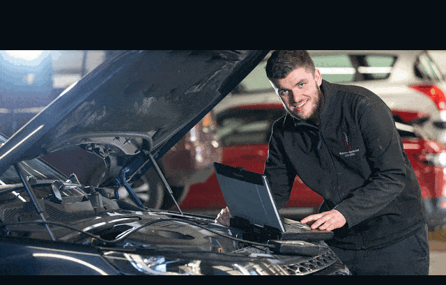 Motor Vehicle Apprentice James Swan at Robertson Gemini