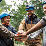 A group of Princes trust students working together