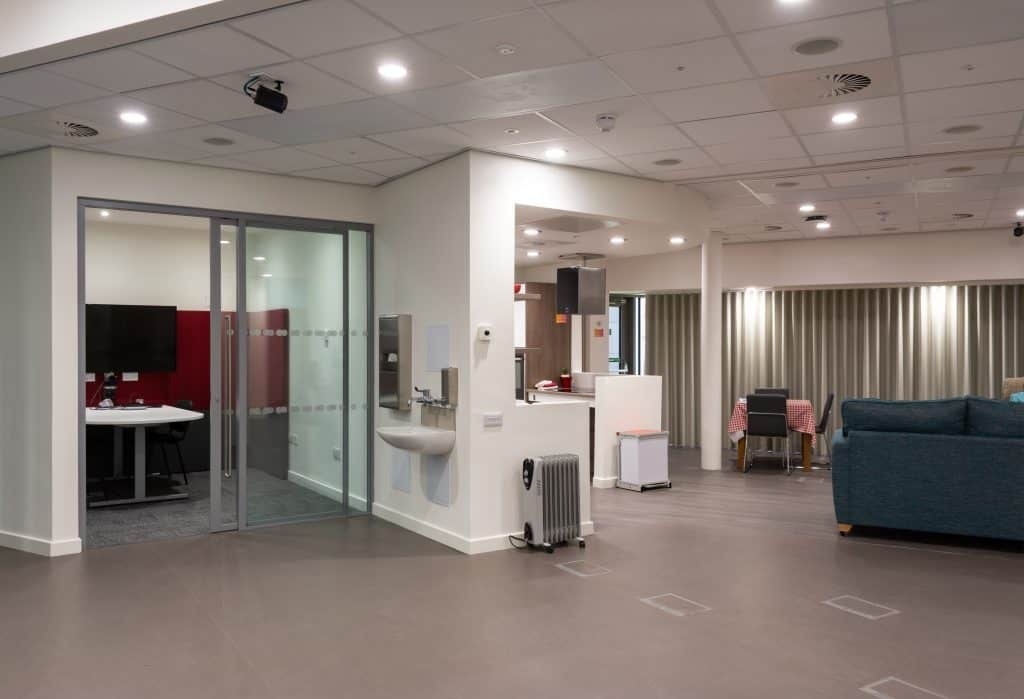 Photo of the Care Hub in the Henry Duncan Building at Dumfries Campus