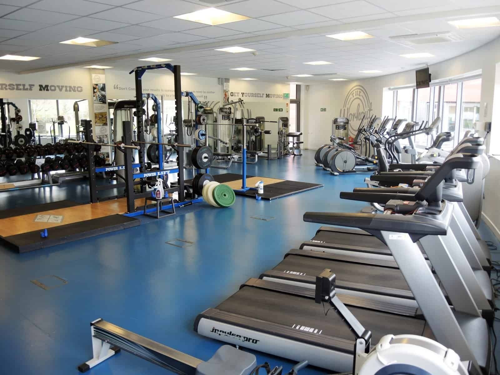 The Workout gym at Dumfries and Galloway College on Dumfries Campus