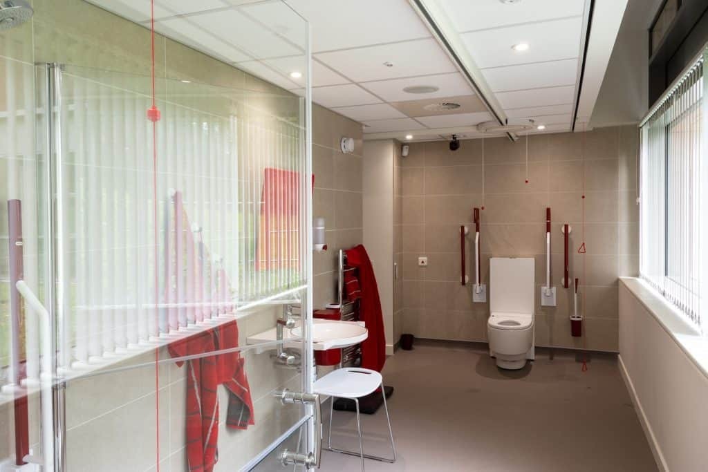 Assisted Living Bathroom at Care Hub at Dumfries College Campus